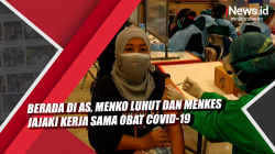 Video Berada di AS, Menko Luhut dan Menkes Jajaki Kerja Sama Obat Covid-19