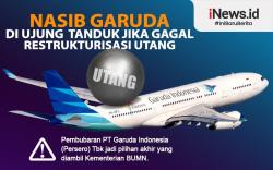 Infografis Nasib Garuda di Ujung Tanduk Jika Gagal Restrukturisasi Utang