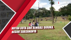 Video Hutan Kota GBK Kembali Dibuka, Begini Suasananya