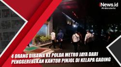 4 Orang Dibawa ke Polda Metro Jaya dari Penggerebekan Kantor Pinjol di Kelapa Gading 