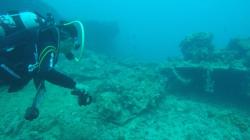 Bangkai Kapal Karam Ratusan Tahun di Perairan Pongok Jadi Objek Wisata Selam Unggulan