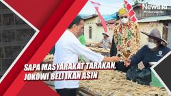 Sapa Masyarakat Tarakan, Presiden Jokowi Sempatkan Beli Ikan Asin