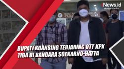 Video Bupati Kuansing yang Terjaring OTT KPK Tiba di Bandara Soekarno-Hatta