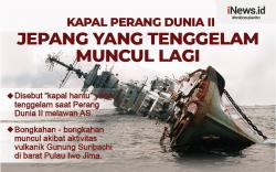 Infografis Kapal Perang Dunia II Jepang yang Tenggelam Muncul Lagi