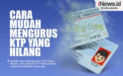 Infografis Cara Mudah Mengurus KTP yang Hilang