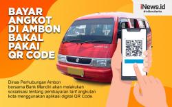 Infografis Bayar Angkot di Ambon Akan Pakai QR Code, Ini Penjelasannya