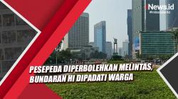 Akhir Pekan Pesepeda Diperbolehkan Melintas, Bundaran HI Dipadati Warga
