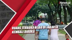 PPKM Level 2, Ruang Terbuka Hijau di Jakarta Kembali Dibuka