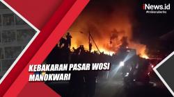 Video Pasar Wosi Manokwari Terbakar