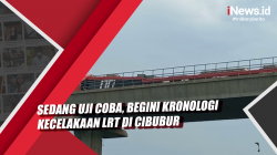 Video Sedang Uji Coba, Begini Kronologi Kecelakaan LRT di Cibubur
