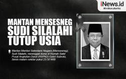 Infografis  Mantan Mensesneg Sudi Silalahi Tutup Usia