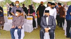 SBY-JK Hadiri Pemakaman Mantan Mensesneg Sudi Silalahi di TMP Kalibata