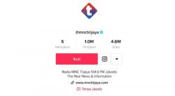 Radio MNC Trijaya Tembus 1 Juta Followers TikTok