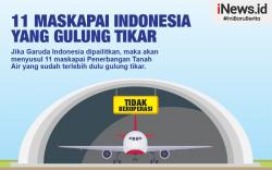 Infografis 11 Maskapai Penerbangan di Indonesia yang Gulung Tikar