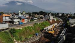 Beroperasi Tahun Depan, Begini Progres Pembangunan Rel Ganda Sukabumi-Bogor
