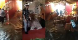 Viral Resepsi Pernikahan Bubar Diterjang Banjir, Netizen: Sedih Banget Lihatnya