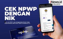 Infografis Cek NPWP dengan NIK