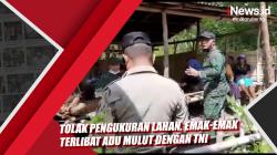 Tolak Pengukuran Lahan, Emak-Emak Adu Mulut dengan TNI di Nagekeo NTT