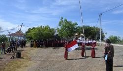Warga Perbukitan Tandus di Situbondo Ikuti Upacara Hari Sumpah Pemuda