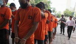 Ini Tampang 72 Pesilat yang Melakukan Aksi Kekerasan Selama 2 Bulan di Jatim