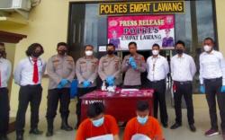 Sergap Rumah Bandar Narkoba, Polres Empat Lawang Tangkap Oknum Polisi Berpangkat Briptu<