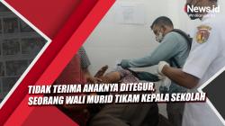 Video Tidak Terima Anaknya Ditegur, Seorang Wali Murid Tikam Kepala Sekolah