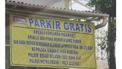 Viral Spanduk Ditagih Uang Parkir Lapor Polisi, Begini Respons Polres Metro Bekasi