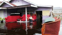 3 Malam Diguyur Hujan Deras, Permukiman Dumai Terendam Banjir