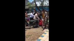 Maling Amatir di Palopo Jatuh dari Motor, Langsung Diamuk Massa<
