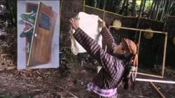 Unik, Seniman Lukis di Wonosobo Gelar Pameran di Kebun Bambu 