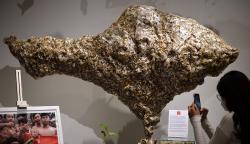 Patung Pulau Bali Terbuat dari Puntung Rokok