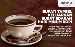Infografis Bupati Tapsel Keluarkan Surat Edaran Hari Minum Kopi