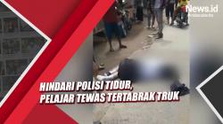Hindari Polisi Tidur, Pelajar di Tangerang Tewas Tertabrak Truk