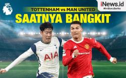 Infografis Prediksi Tottenham Vs MU: Berebut Tonggak Kebangkitan