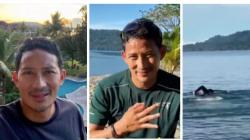 Sandiaga Uno Pamer Momen Bahagia Berenang  di Pantai Natsepa: Luar Biasa Indah!