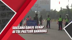 Video Ganjil Genap di Tol Pasteur Bandung, Puluhan Kendaraan Diputar Balik