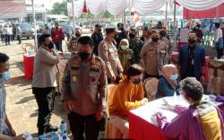 Pilkades Serentak di Serang, Pemilih Divaksin usai Gunakan Hak Pilih 
