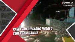 Video Banjir Rendam Kawasan Cipinang Melayu Jaktim, 50 Warga Mengungsi di Tenda Darurat