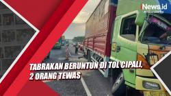 Video Tabrakan Beruntun di Tol Cipali, 2 Orang Tewas