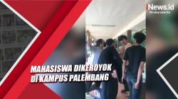 Video Mahasiswa Dikeroyok di Lingkungan Kampus Palembang Diduga Salah Paham<