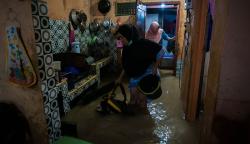 Banjir di Cipinang Melayu Jakarta Berangsur Surut