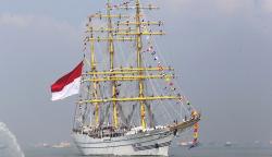 KRI Bima Suci Kembali ke Koarmada II setelah 99 Hari Arungi Laut Nusantara