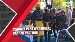 Serunya para Jenderal Angkatan Laut Tampilkan Tarian Bali di Kodamar