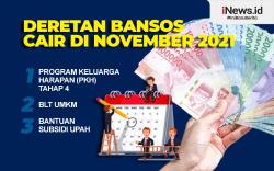 Infografis Deretan Bansos Cair di November 2021