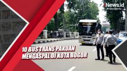 Video 10 Bus Trans Pakuan Mulai Mengaspal di Kota Bogor