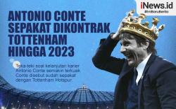 Infografis Antonio Conte Sepakat Dikontrak Tottenham hingga 2023