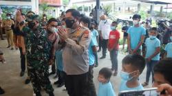 Polda Sulut Berikan Dukungan Psikososial Anak-Anak Terdampak Covid-19 di Tomohon