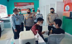625 Penghuni Rutan Pakjo Palembang Disuntik Vaksin Pfizer<