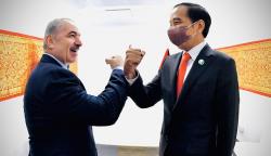 Momen Akrab Presiden Jokowi dan PM Palestina Mohammed Shtayyeh
