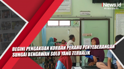 Video Begini Pengakuan Korban Perahu Penyeberangan Sungai Bengawan Solo yang Terbalik